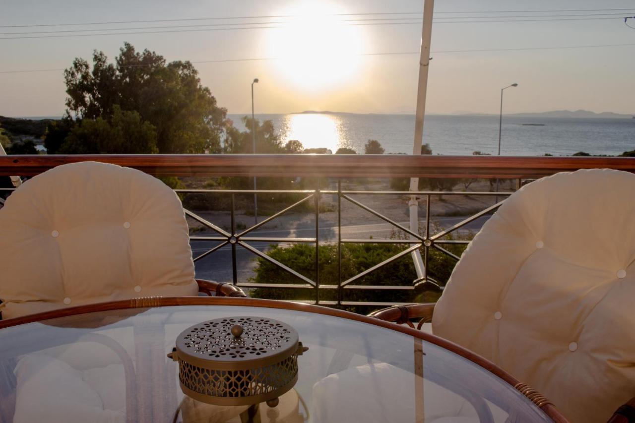 Luxury Seaview Apartment By The Sea Saronida 외부 사진